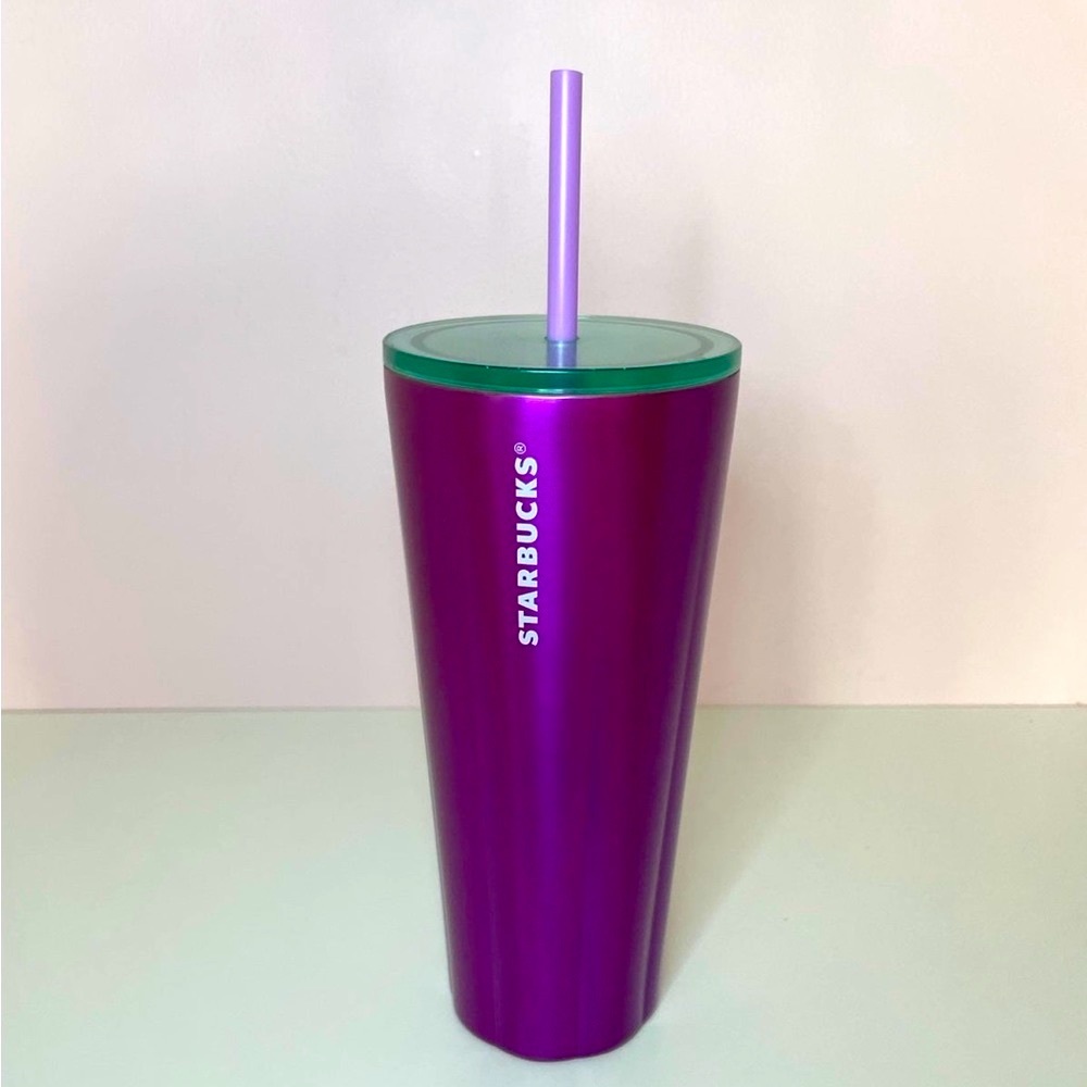 Starbucks Tumbler In Puffy Purple-2022 Valentines LIMITED EDITION